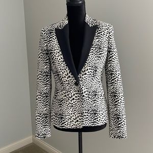 Anne Klein animal print blazer